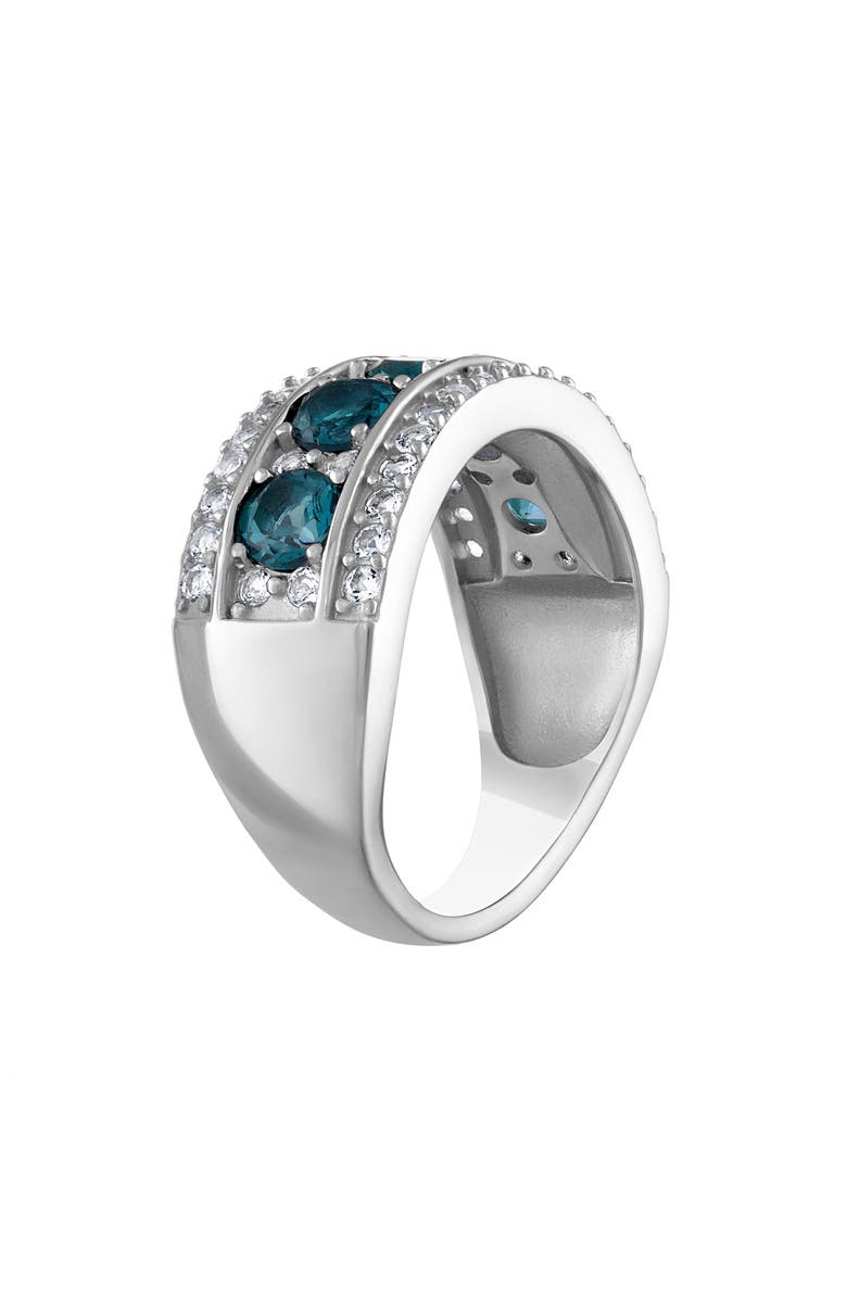 FZN Sterling Silver London Blue Topaz Ring, Alternate, color,