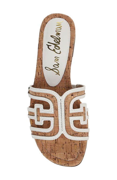 Sam Edelman Bay Slide Sandal In Natural
