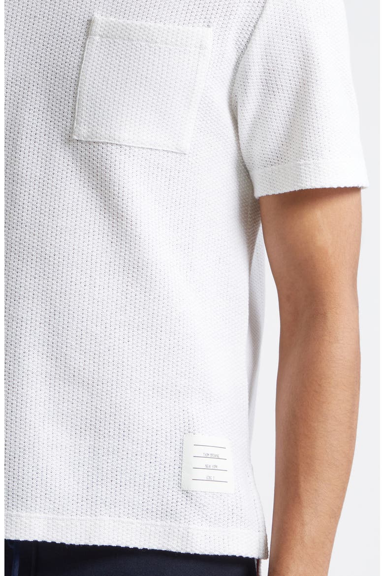 Relaxed Fit Cotton & Linen T-Shirt, Alternate, color, WHITE