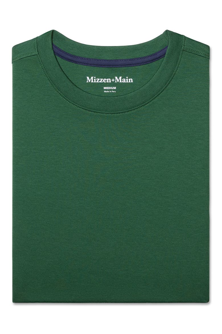 Palmer Solid Pima Cotton T-Shirt, Alternate, color, PINE