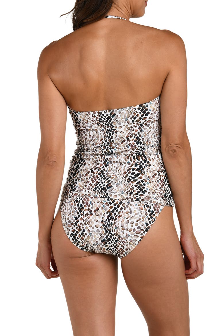 Wild Whispers Twist Tankini Top, Alternate, color, TAUPE