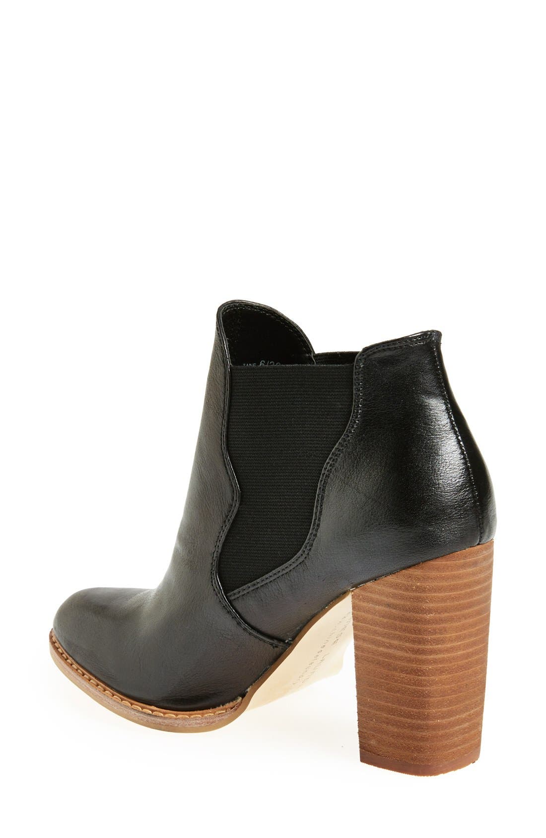 'Zane' Bootie, Alternate, color, BLACK