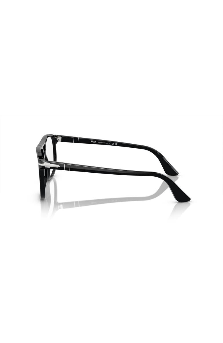 Persol 52mm Pilot optical glasses, Alternate, color, Black