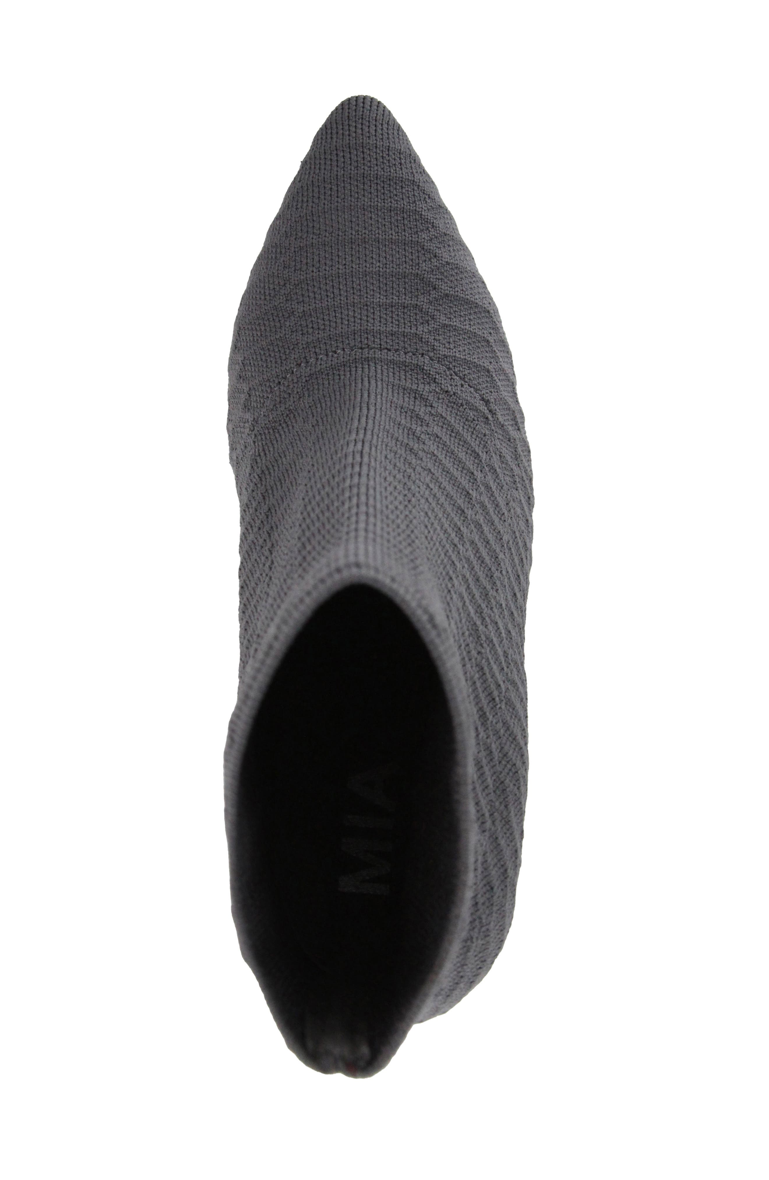 McKinley Knit Bootie, Alternate, color, CHARCOAL PYTHON