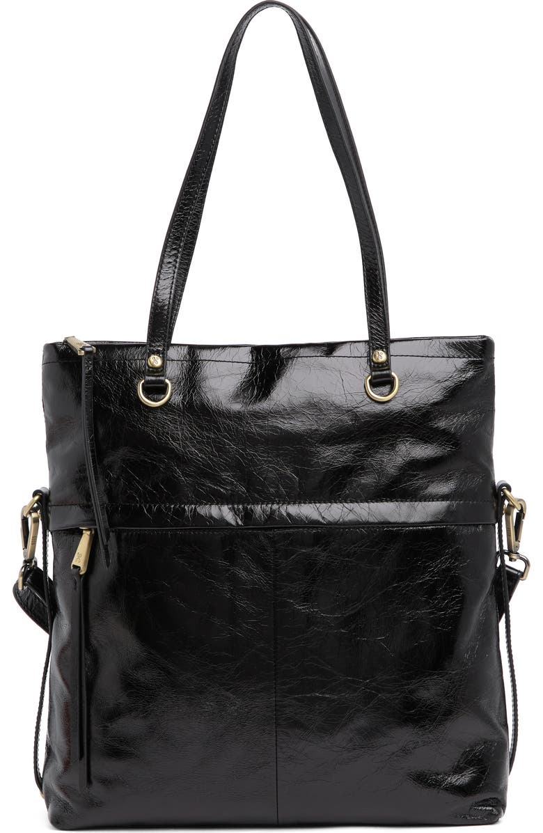 HOBO Temper Leather Foldover Tote, Main, color,