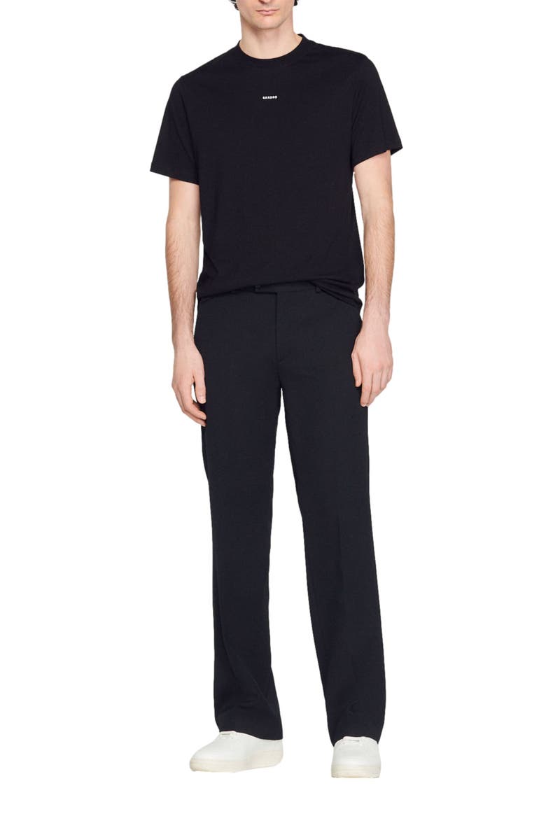 SANDRO Organic cotton Sandro T-shirt, Alternate, color, 