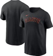 Nike Men's Nike Black San Francisco Giants Fuse Wordmark T-Shirt