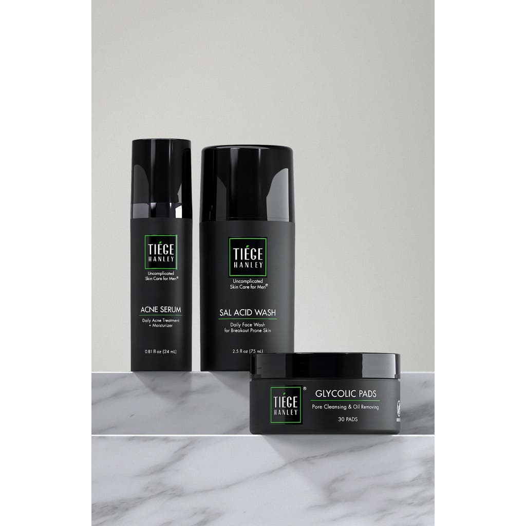Tiege Hanley The Tiegeclear™ Acne Essentials 3-piece Skincare Set $66 Value In No Color