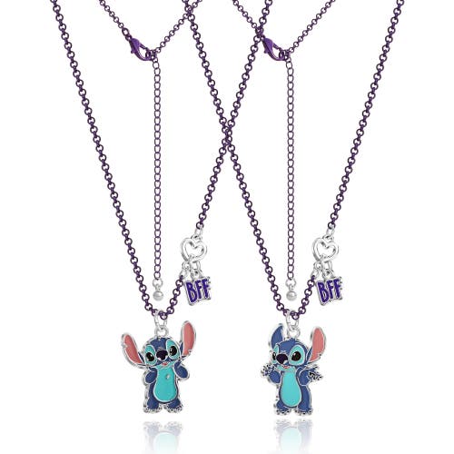 Disney Stitch Bff Necklace, Set Of 2 In Green