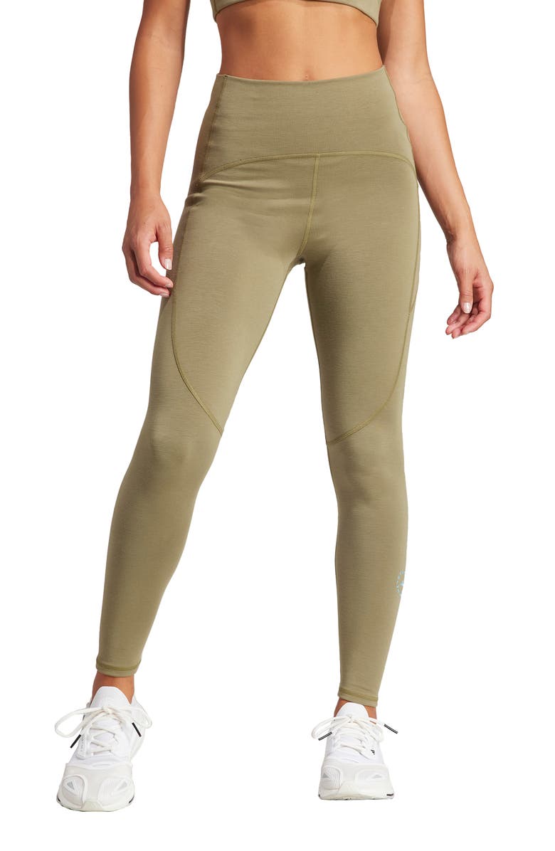 adidas by Stella McCartney Truestrength Yoga 7/8 Leggings, Main, color, 