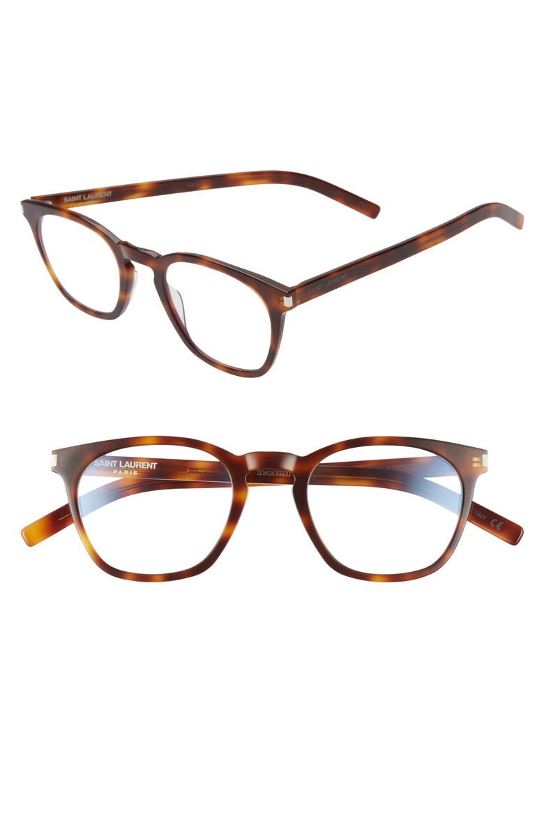 49mm Optical Glasses, Main, color, HAVANA
