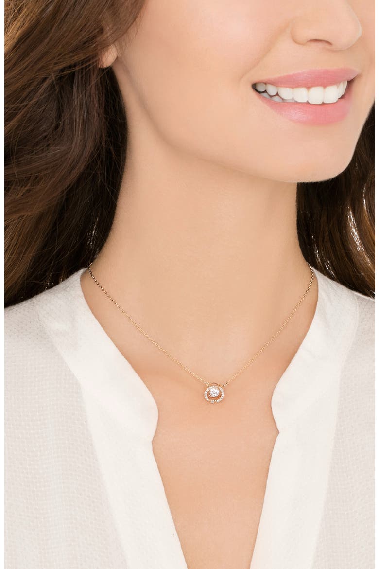 Una Crystal Pendant Necklace, Alternate, color, CRYSTAL