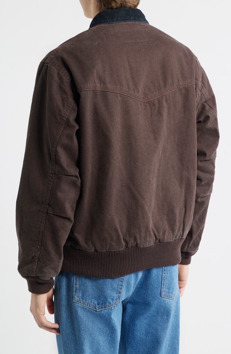 ONE OF THESE DAYS Canvas Zip-Up Ranch Jacket, Alternate, color, Washed Brown
