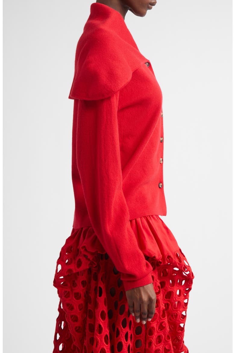 Sint Cashmere Cardigan, Alternate, color, GRENADINE
