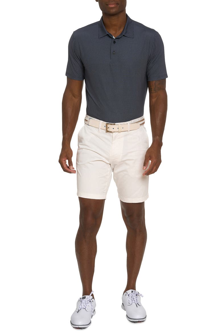 Hyde Bird's Eye Performance Polo, Alternate, color, BLACK
