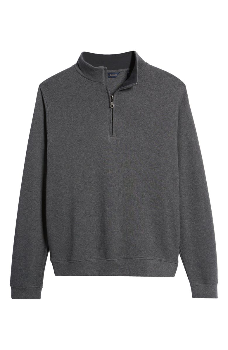 Scott Barber Quarter-Zip Cotton Pullover, Alternate, color, 