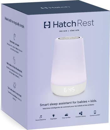 Hatch Rest ベビーサウンドマシン ナイトライト | 第2世代 Hatch Rest 2nd generation - Night Light, Sound Machine, and