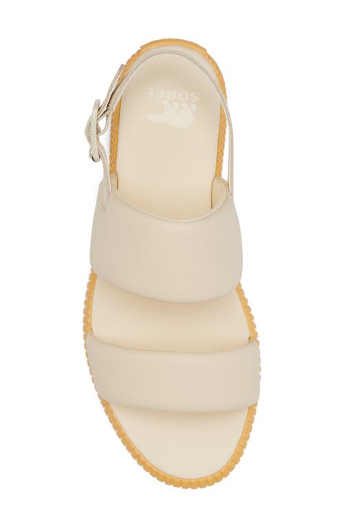 Shop Sorel Ona Streetworks Go-to Slingback Sandal In Honey White/yellow Ray
