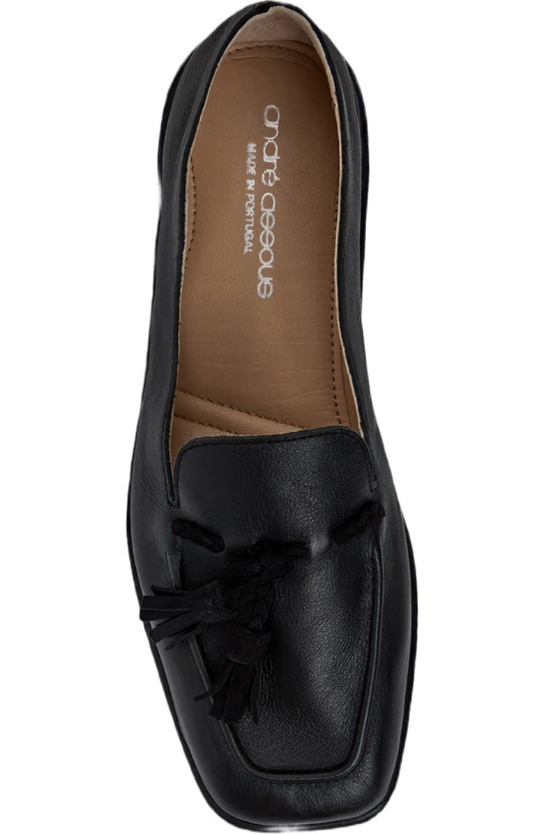 André Assous Pandora Tassel Loafer, Alternate, color, Black