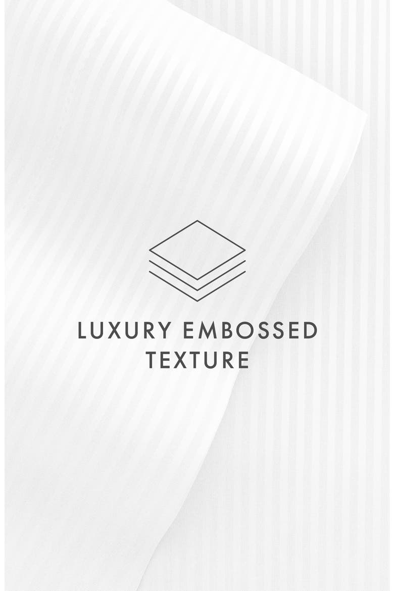 Premium Ultra Soft Striped 4-Piece Bed Sheet Set, Alternate, color, WHITE