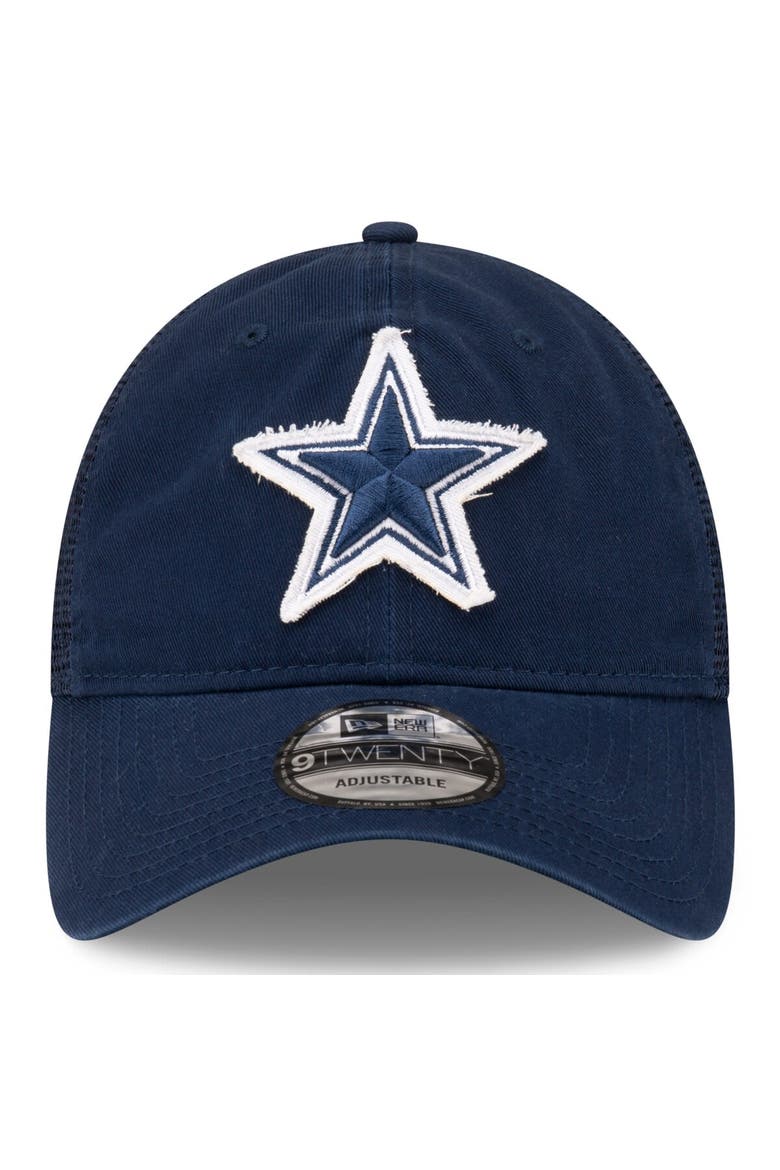 Men's New Era Navy Dallas Cowboys Game Day 9TWENTY Adjustable Trucker Hat, Alternate, color, Navy