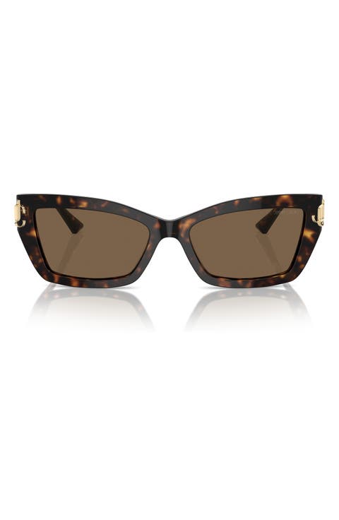 55mm Cat Eye Sunglasses