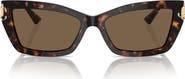 Jimmy Choo 55mm Cat Eye Sunglasses