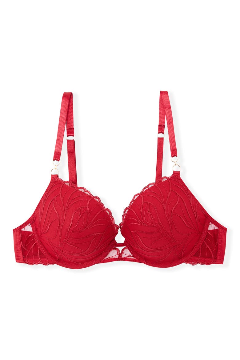 Envolee N°9 Underwire Bra, Alternate, color, RED