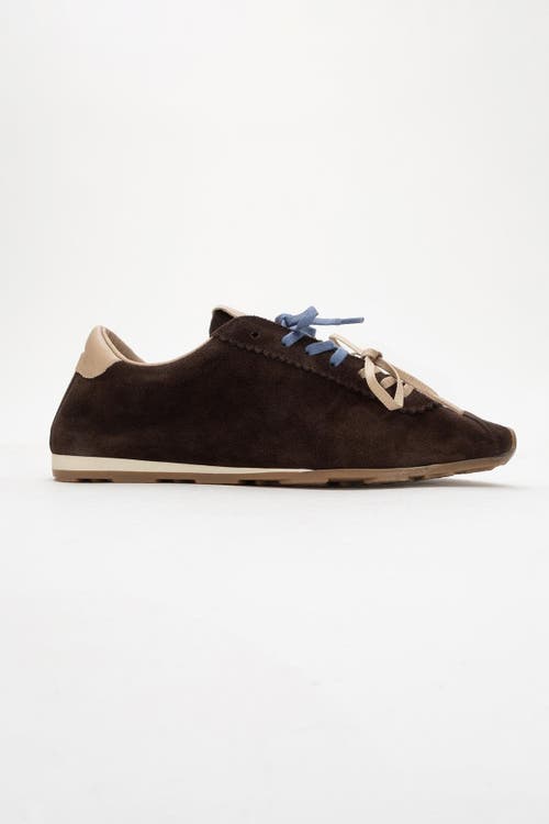Forever & Always Shoes Crea Leather Sneakers In Dark Brown Leather