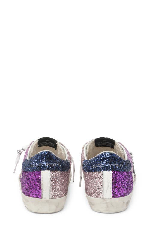 Golden Goose Super-star Low Top Sneaker In Purple
