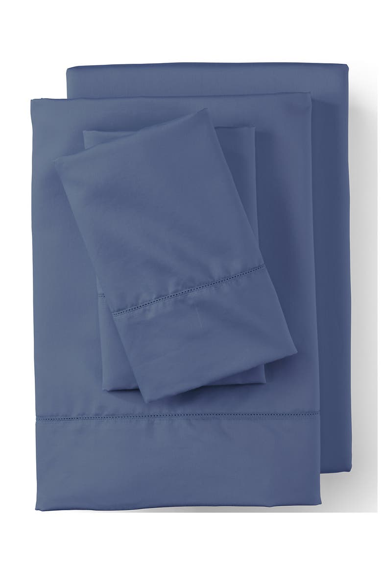 700 Thread Count Luxe Sateen Egyptian Cotton No Iron Bed Pillowcases, Main, color, Dusk Indigo Sky