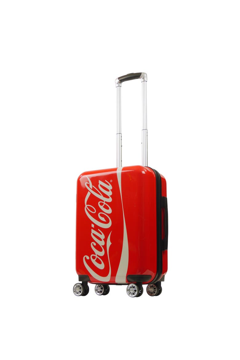 21 Inch Spinner Rolling Luggage Suitcase, Upright Poly-Carbonate Plastic Hard Cases, Main, color, MULTI COLOR