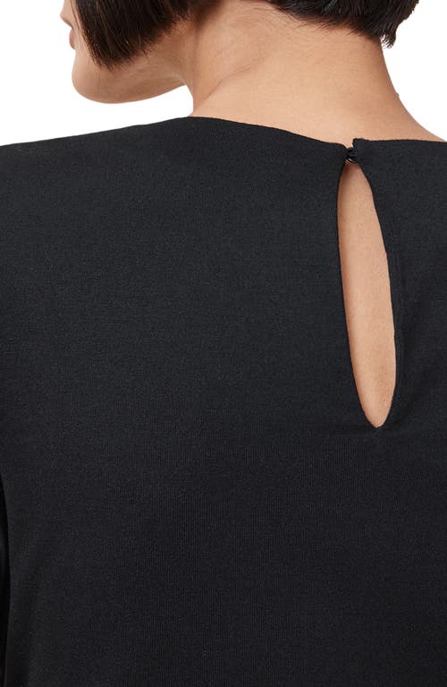 Shop Allsaints Robin Asymmetric Cutout Top In Black