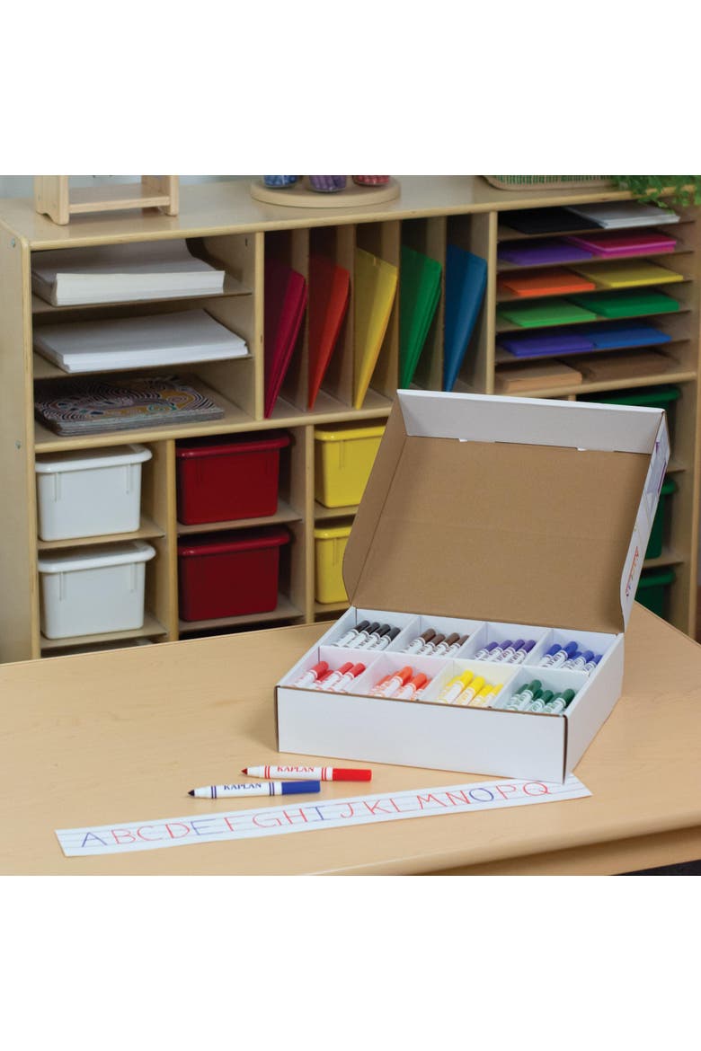 Washable Broad Tip Marker Class Pack - 200 Per Box, Alternate, color, Multicolor