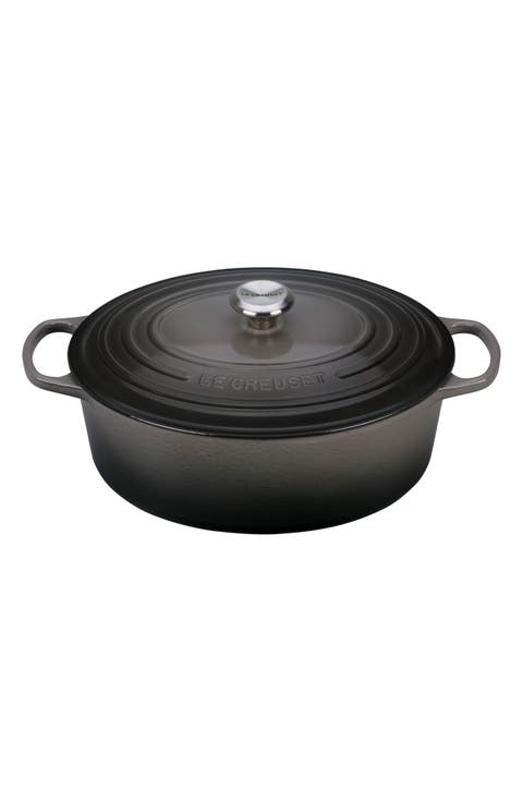Signature 8-Quart Oval Enamel Cast Iron French/Dutch Oven