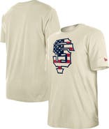 New Era Men's New Era Cream San Francisco Giants Americana Flag Fill T-Shirt