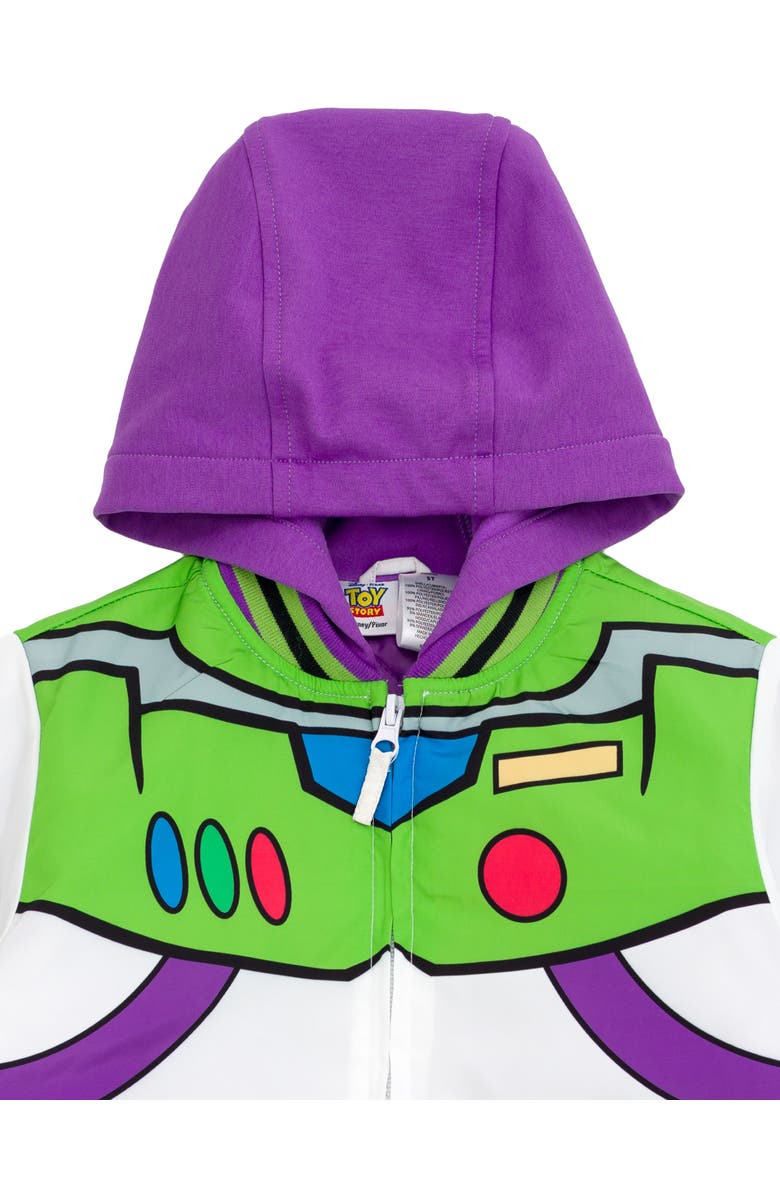 Disney Toy Story Zip-Up Bomber Jacket, Alternate, color, Buzz Lightyear White