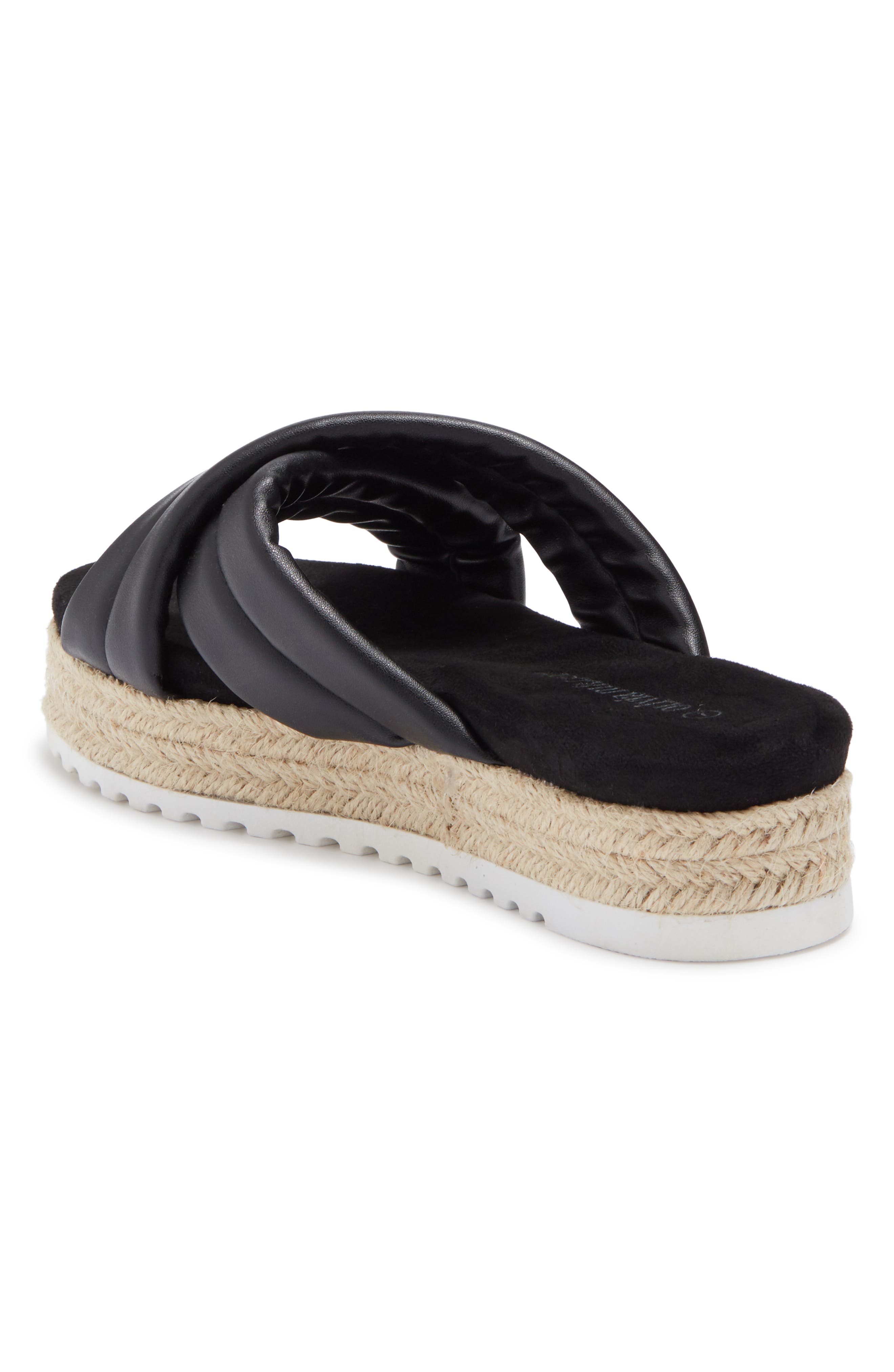 OLIVIA MILLER Crisscross Strappy Espadrille Flatform, Alternate, color, 