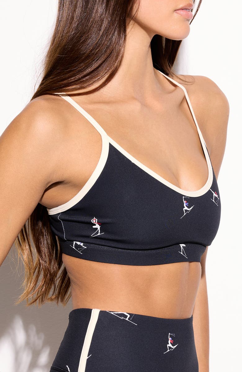 Spiritual Gangster Namaski Horizon Sports Bra, Alternate, color, Black
