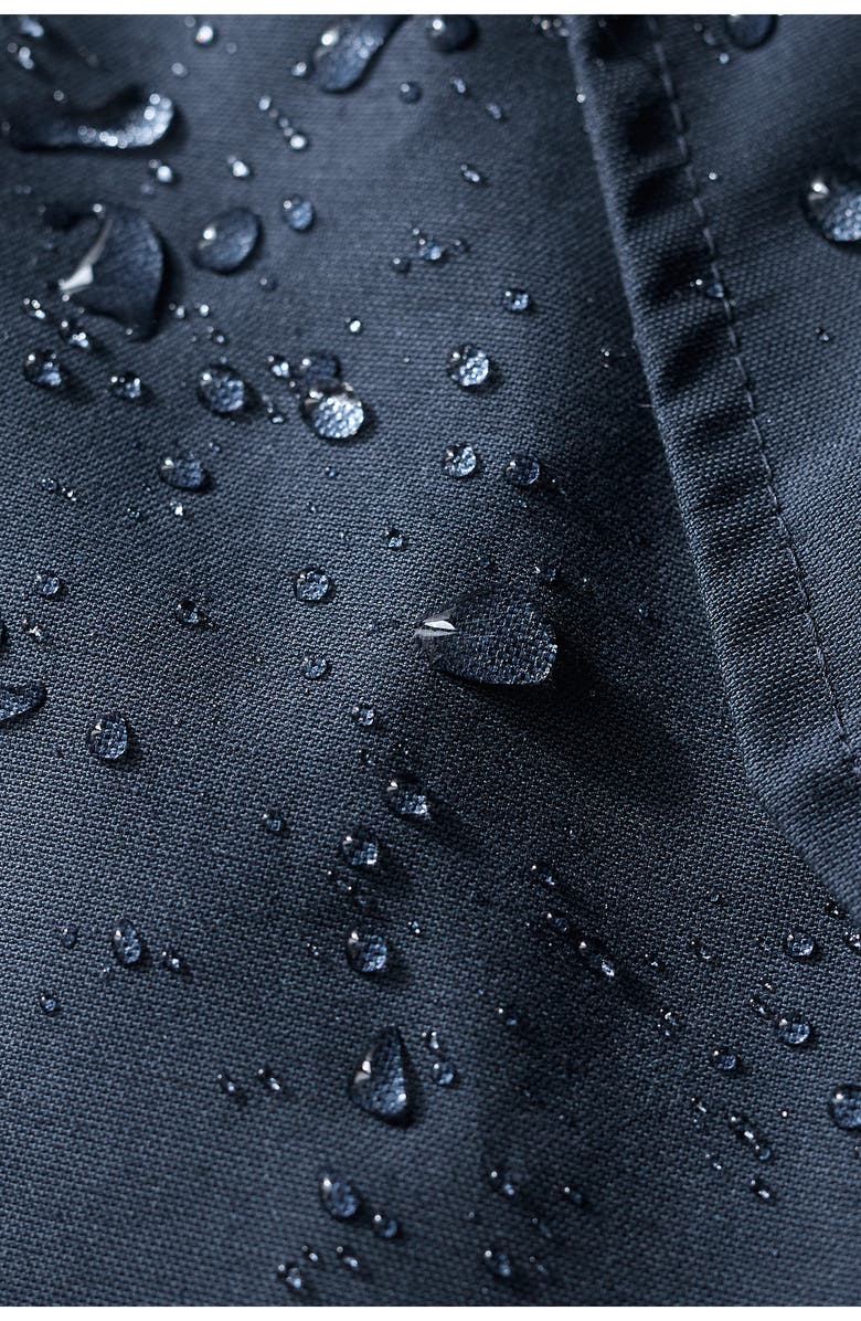 Seasalt Cornwall Sea Edge Waterproof Hooded Cotton Blend Rain Coat, Alternate, color, 