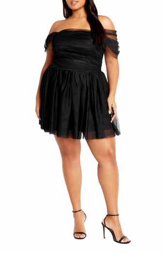City Chic Lulu Fit & Flare Minidress