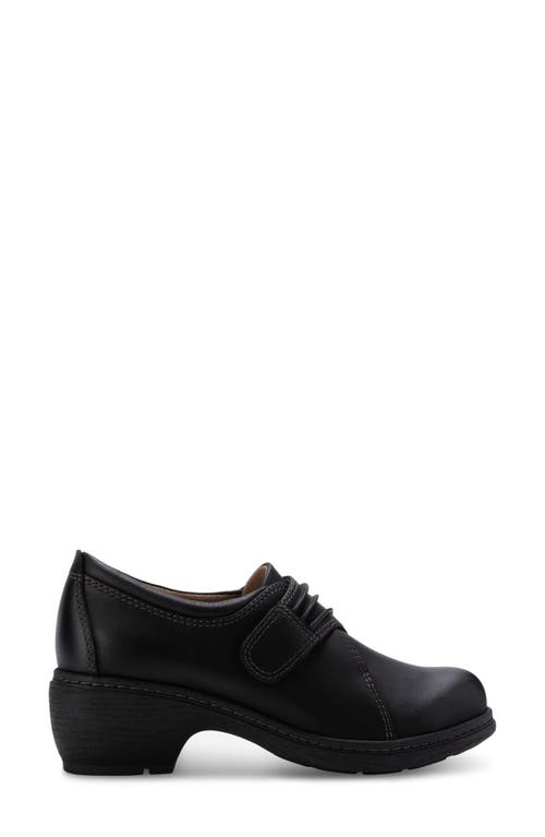 Eastland Maggie Gathered Heeled Loafer In Black