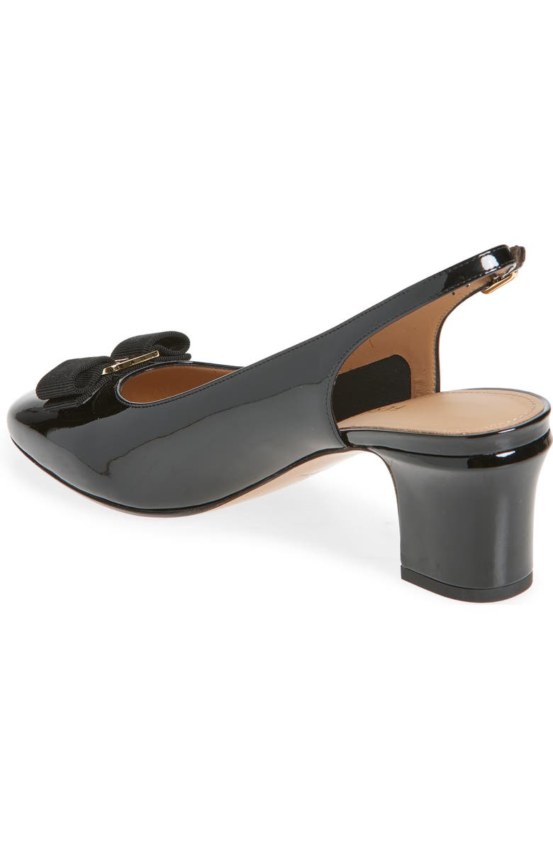 FERRAGAMO Vetty Slingback Pump, Alternate, color, Nero Biscotto