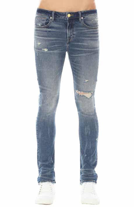 HVMAN Strat Ripped Super Skinny Jeans
