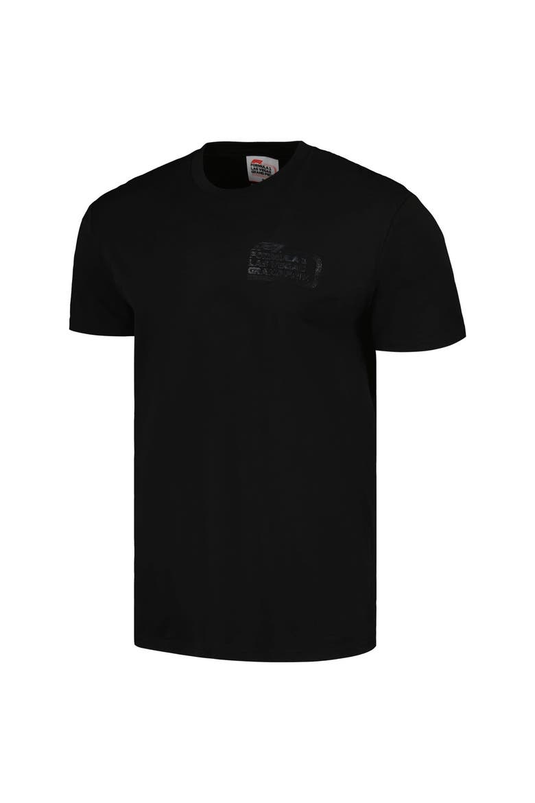 Unisex Black Formula 1 Las Vegas Grand Prix Mono Core T-Shirt, Alternate, color, Black