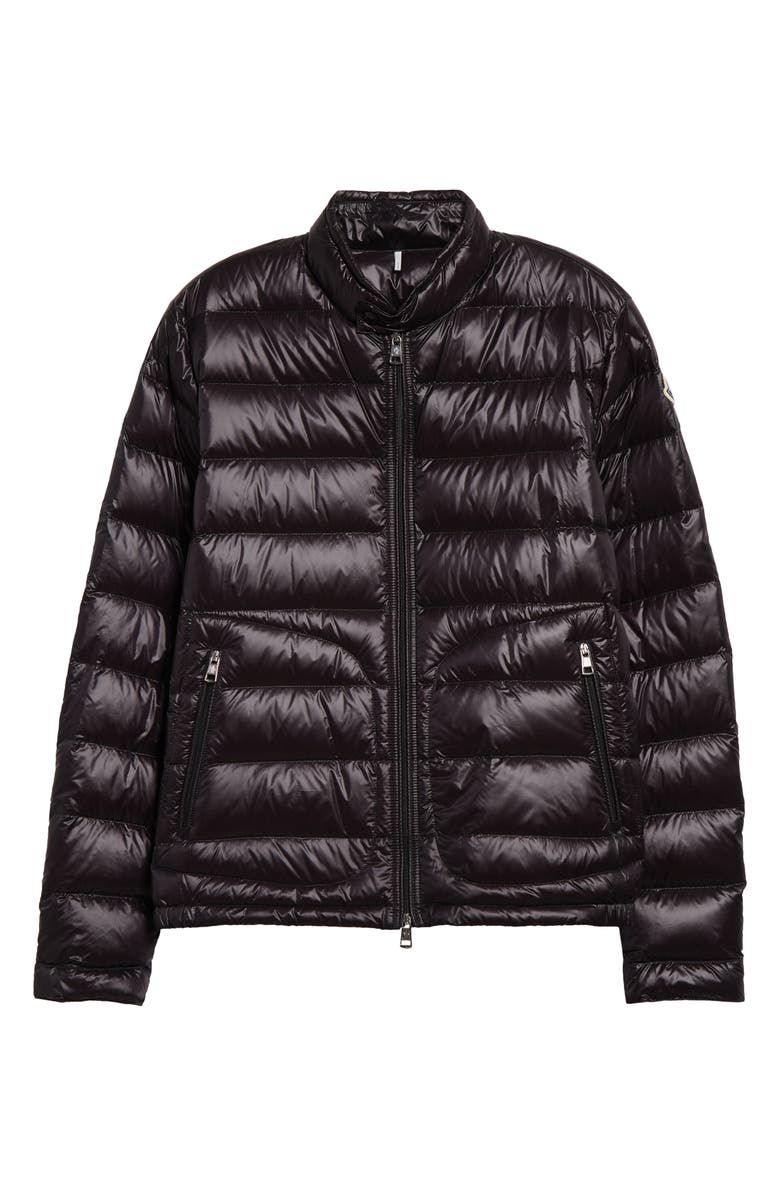 Moncler Acorus Down Jacket, Alternate, color, Black