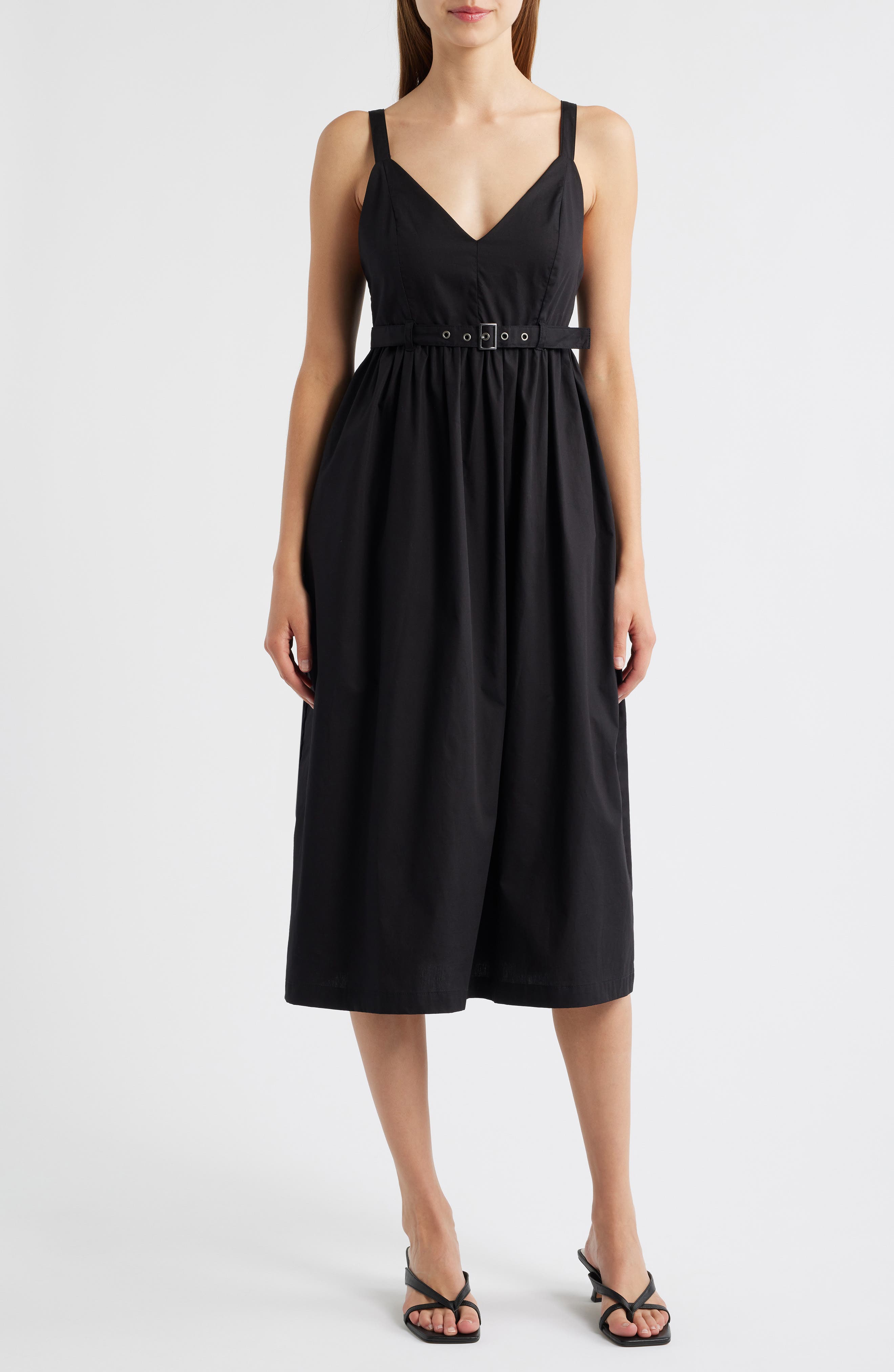 Steve Madden Juno Halter Neck Cotton Dress