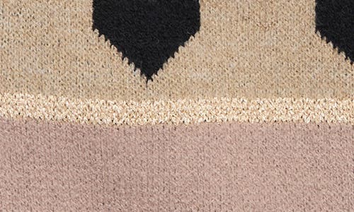 Saachi Heart Colorblock Oversize Scarf In Pink