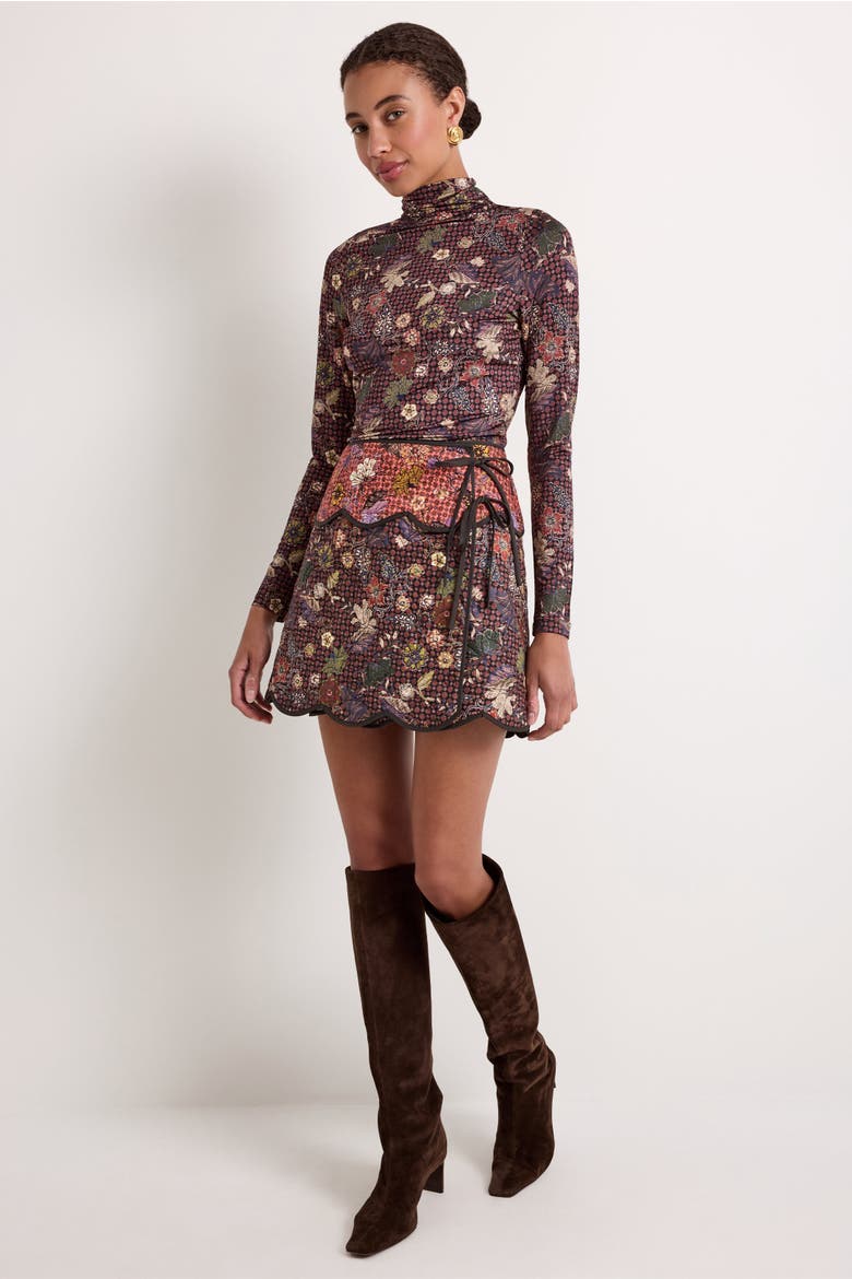 Julissa Skirt, Alternate, color, Rouge
