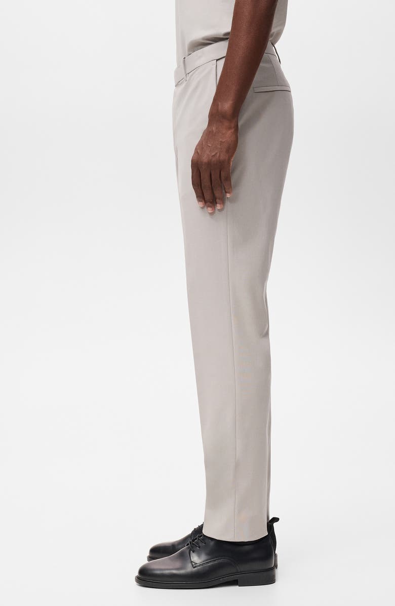 MANGO Zurich Thermolite<sup>®</sup> Slim Fit Suit Pants, Alternate, color, Beige